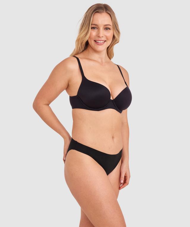 Smooth Comfort Bikini Cut Knicker - Black