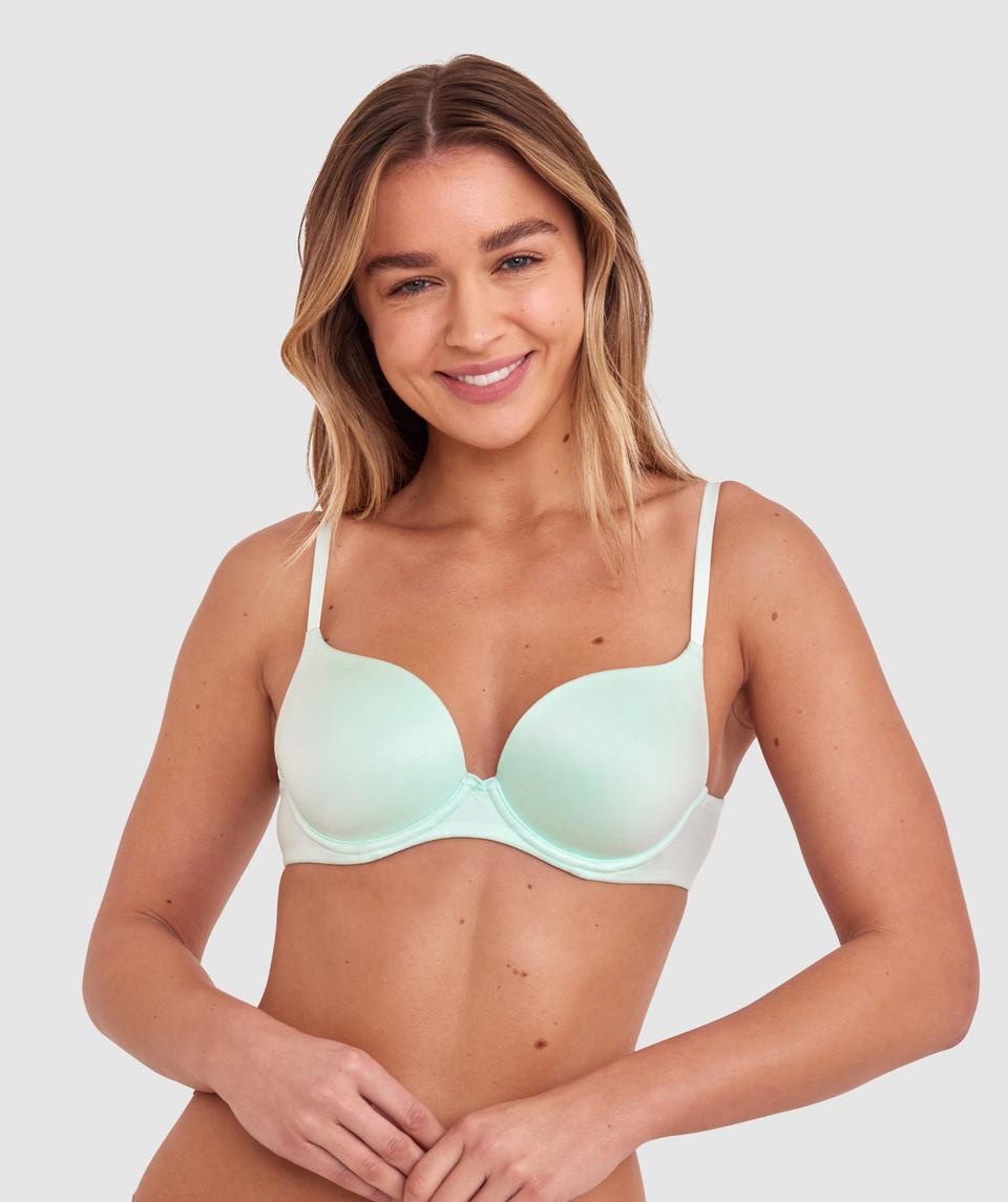 Body Bliss Contour Plunge Bra - Mint Green