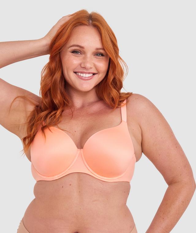 Body Bliss Full Cup Bra - Light Coral