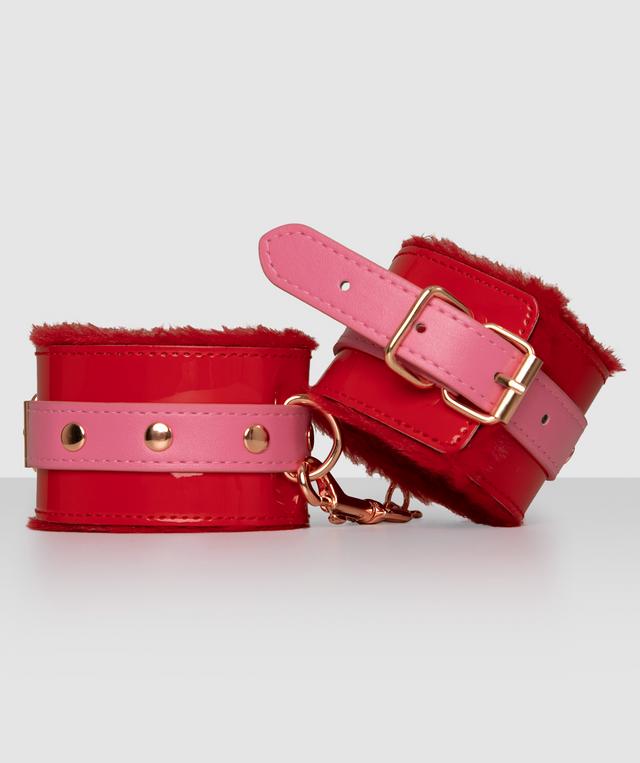 Night Games Hand Cuffs - Red