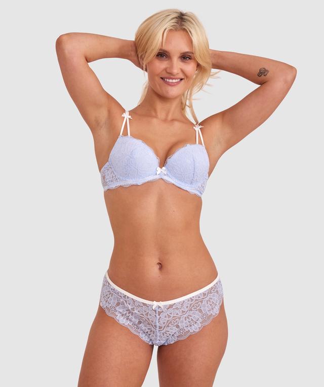 Paloma Push Up Bra - Sky Blue