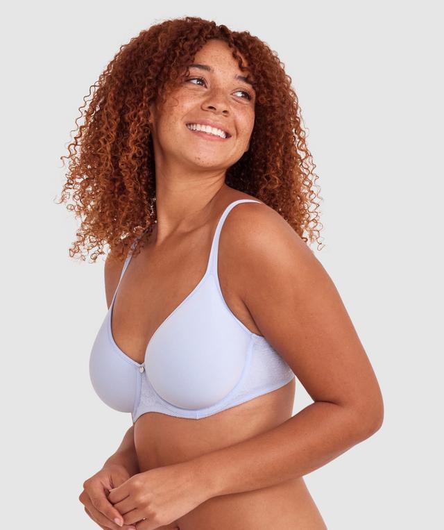 Pure Body Full Cup Bra - Pale Blue
