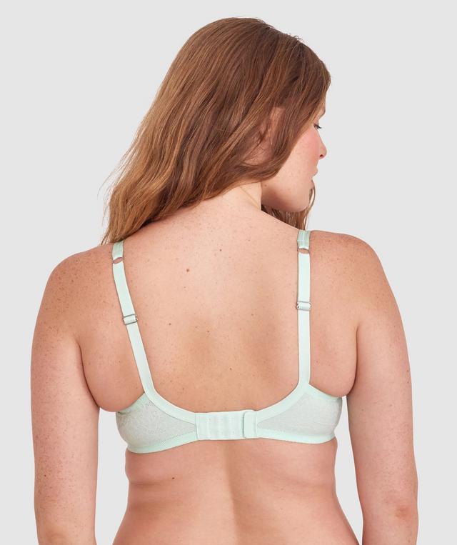 Pure Body Full Cup Bra-Light Green