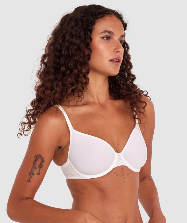 Pure Body Contour Bra - White