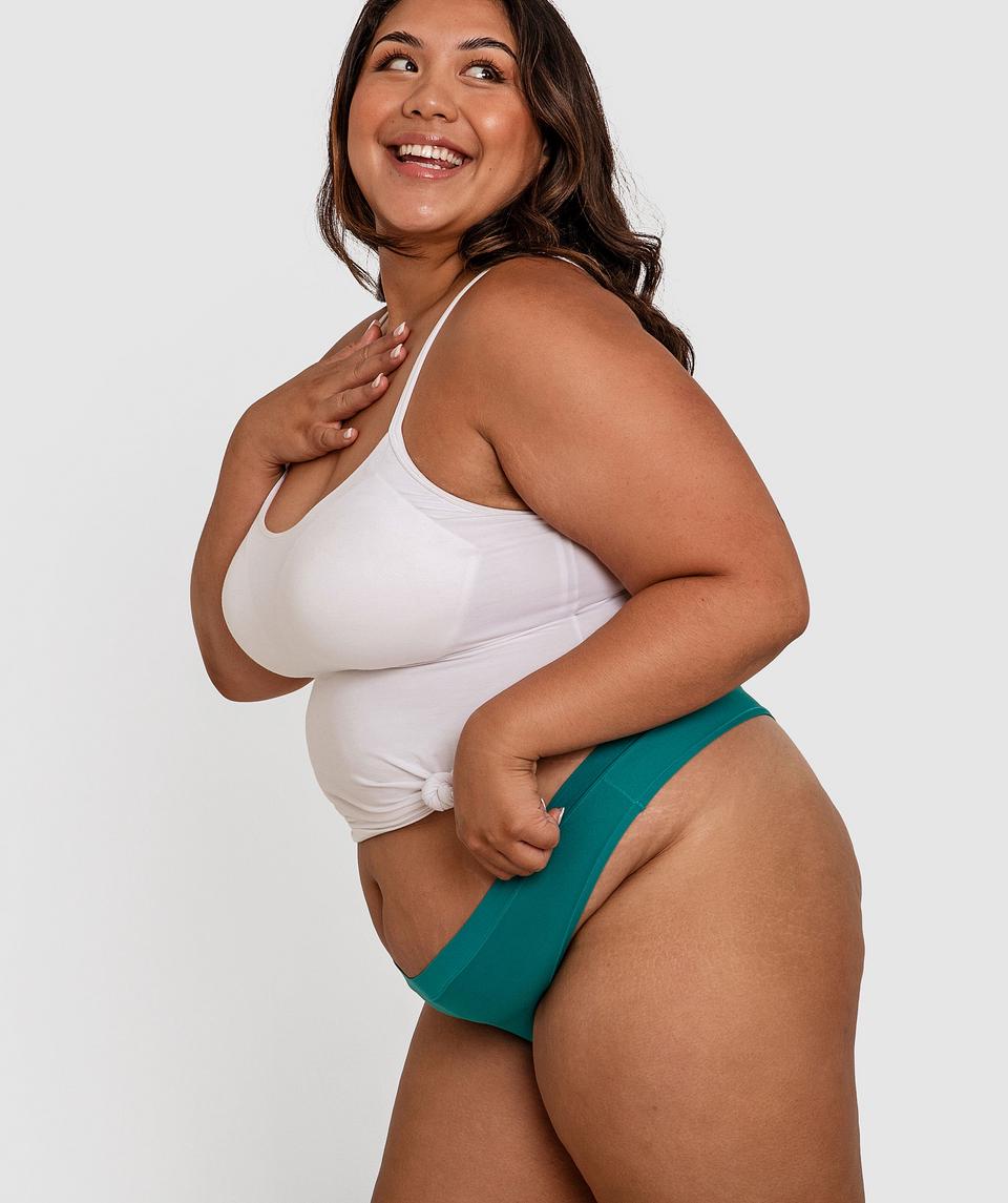 Body Bliss V String - Teal
