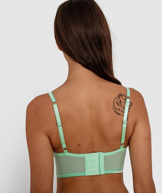 Vamp Seduce Double Push Up Bra - Mint Green