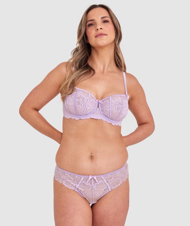 Bethany Underwire Bra - Purple