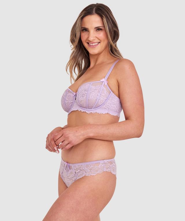 Bethany Underwire Bra - Purple