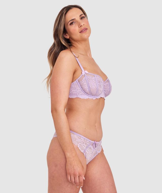 Bethany Underwire Bra - Purple