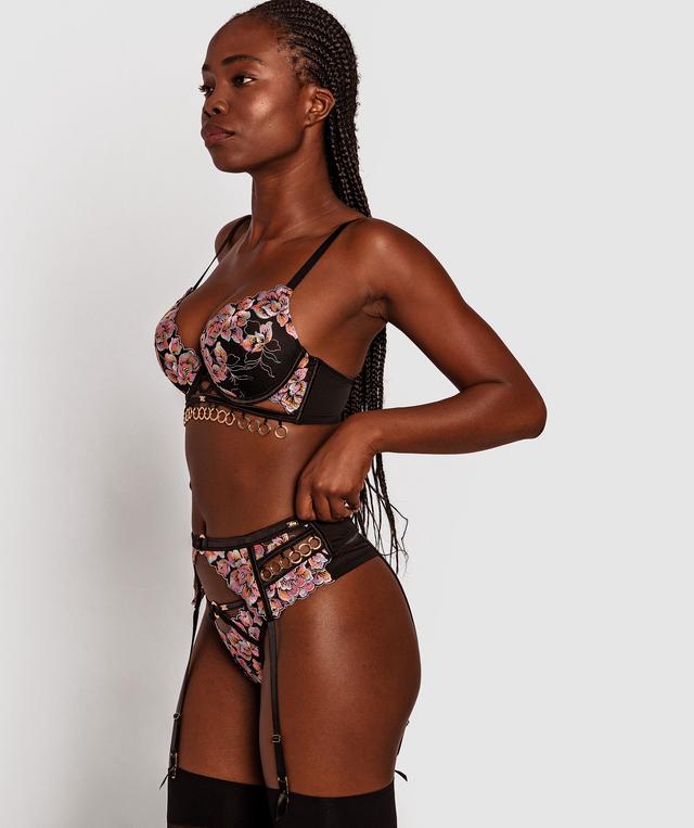 Vamp Treat Me Like Fire Suspender - Multi Colour