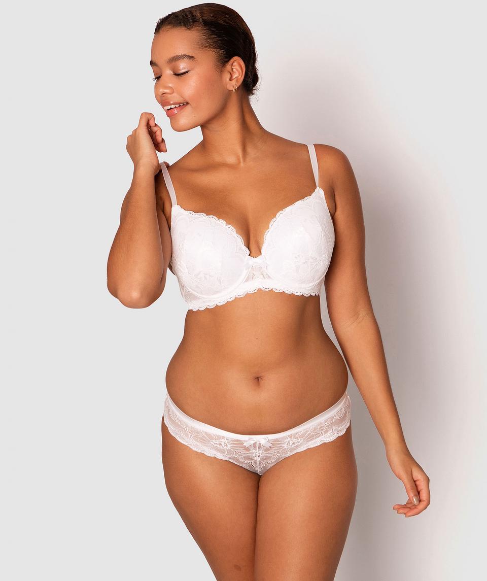 Posie Lace Full Cup Bra - Ivory