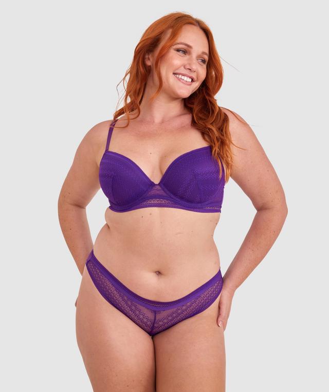 Alby Brazilian Knicker - Purple