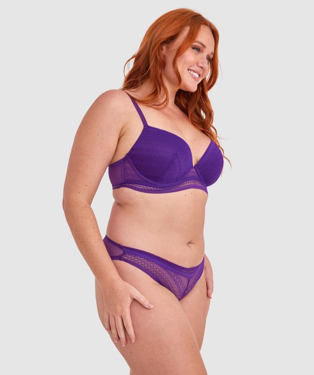 Alby Brazilian Knicker - Purple