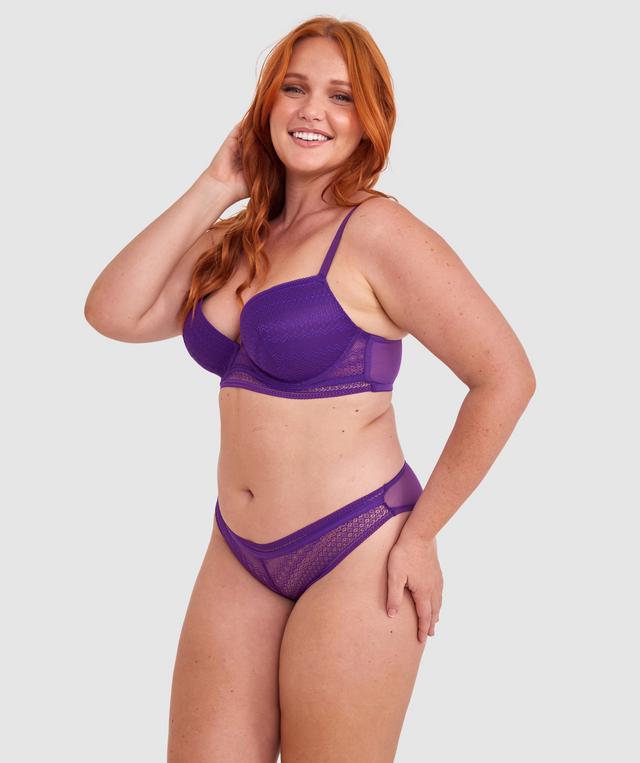 Alby Brazilian Knicker - Purple