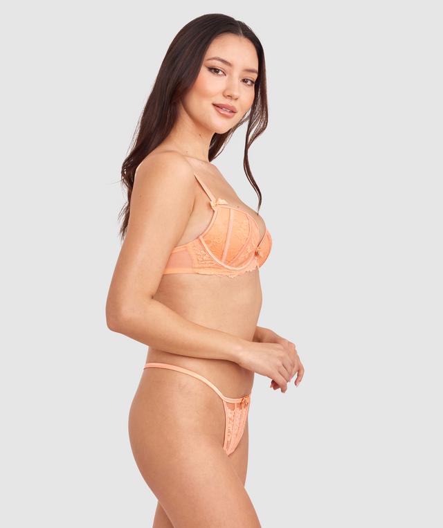 Bethany Push Up Bra - Light Coral