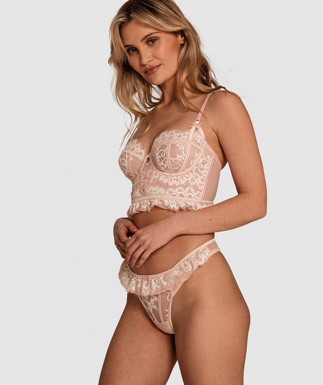 Enchanted Vintage Dream V String - Light Pink