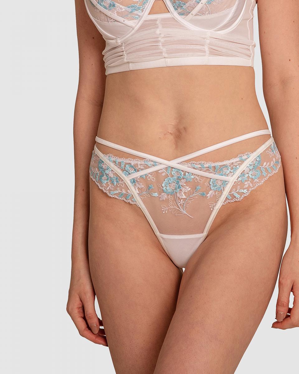 Enchanted Honeymoon Bay V String - White