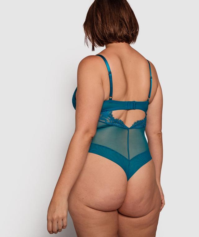 Flex Forward Push Up Bodysuit - Teal