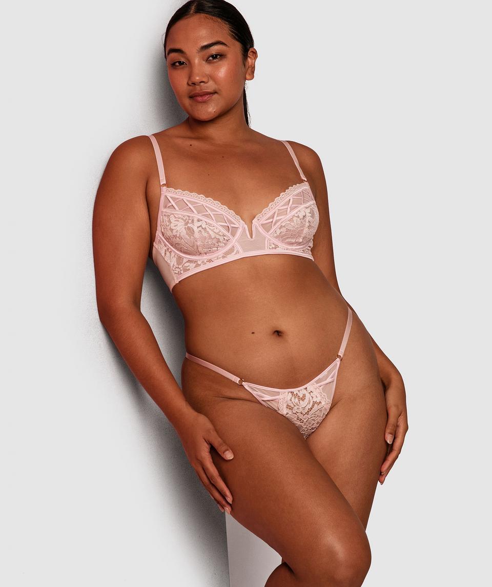 Emma Underwire Bra - Light Pink