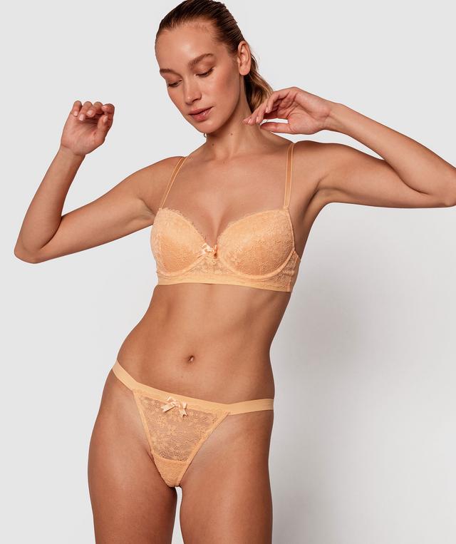 Darcie Mini V Knicker - Light Orange