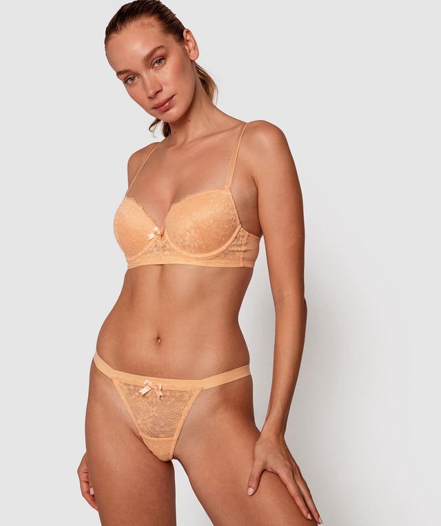 Darcie Mini V Knicker - Light Orange