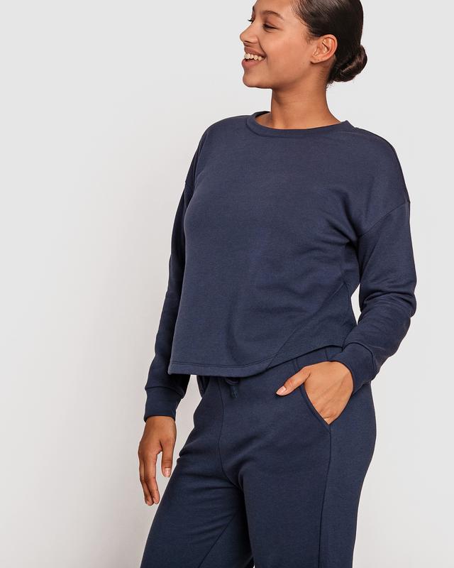 Cozy Long Sleeve - Navy