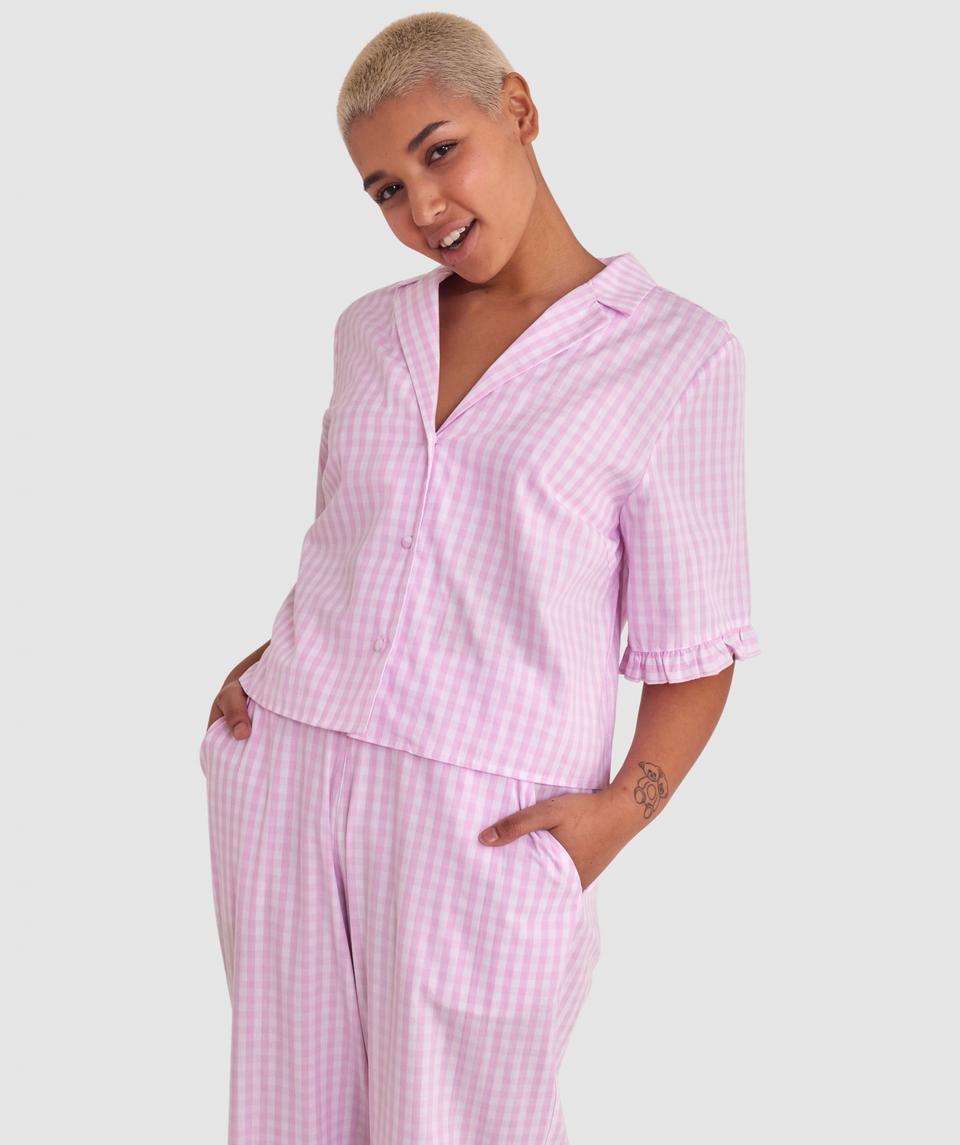 Dorothy Short Sleeve - Pale Pink