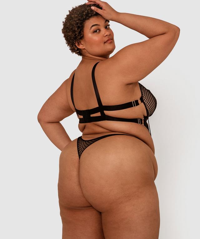 Night Games Utility Underwire Bodysuit - Black