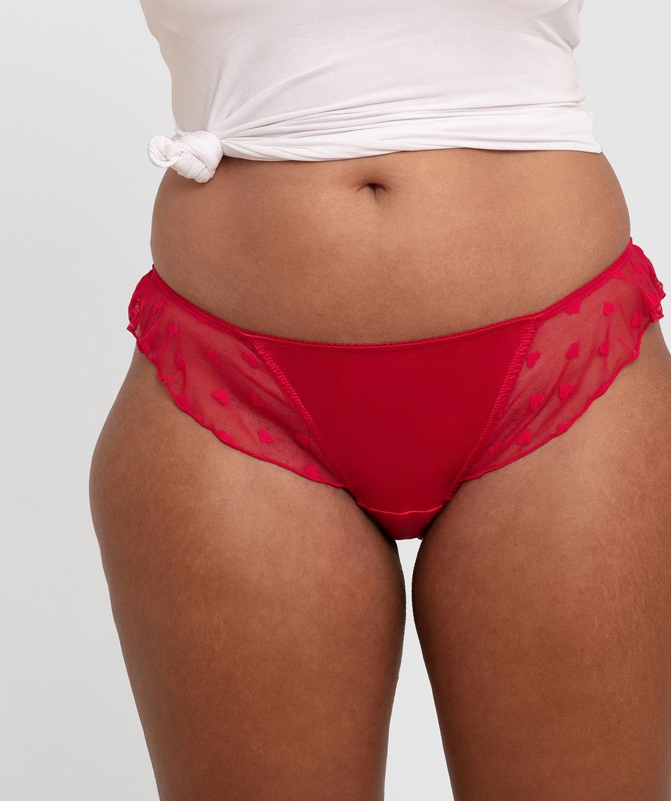 Alba Brazilian Knicker - Red