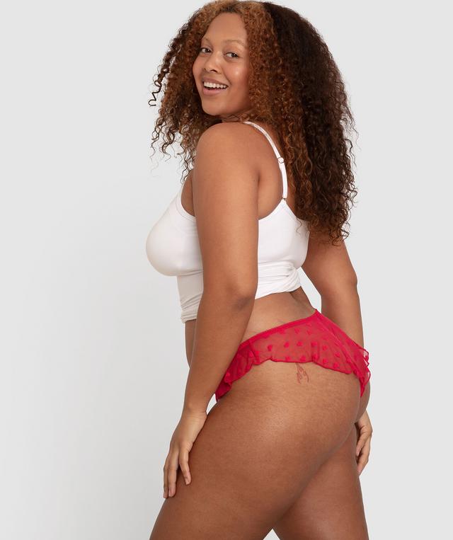 Alba Brazilian Knicker - Red