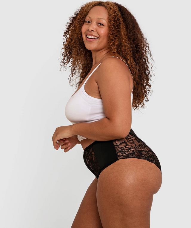 Sizzle Full Brief Knicker - Black