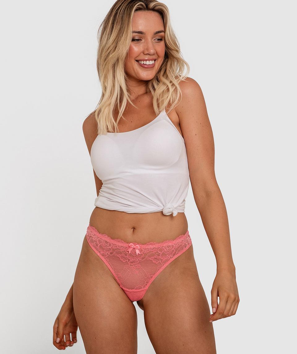 Lauren V String - Light Pink