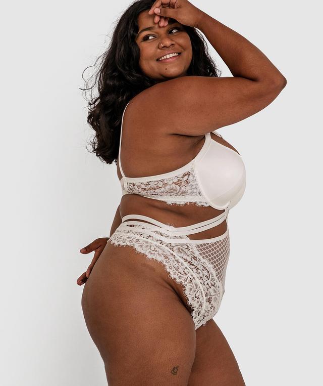 Night Games Voguish Push Up Bodysuit - Ivory