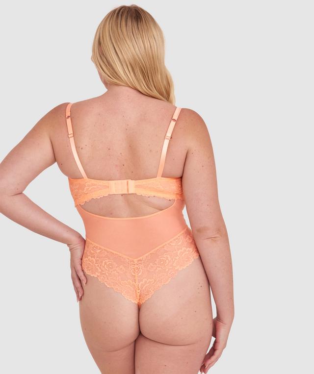 Bethany Unlined Bodysuit - Light Coral