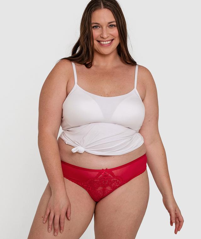 Suzie Brazilian Knicker - Red
