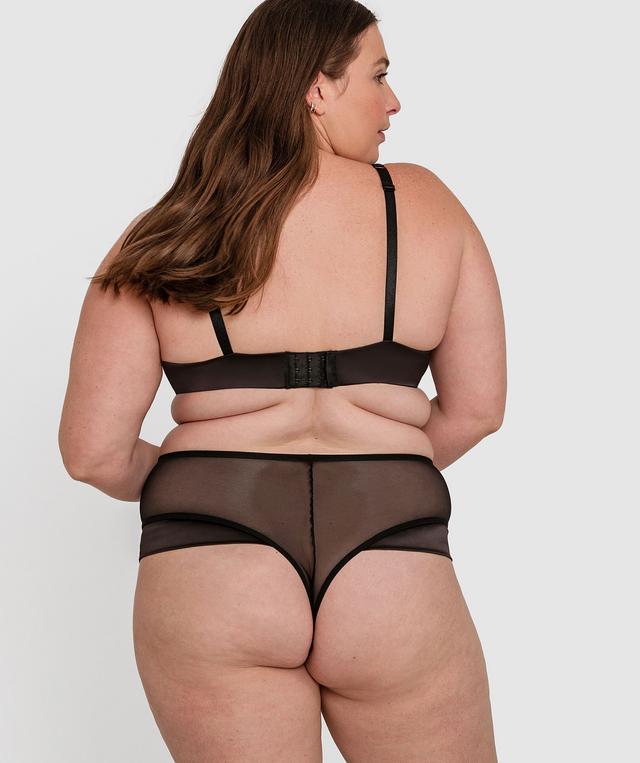 Zuri High Waist V String - Black