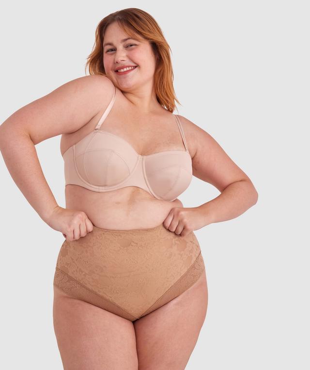 Luxe Solutions Control High Waisted Brief - Nude 3