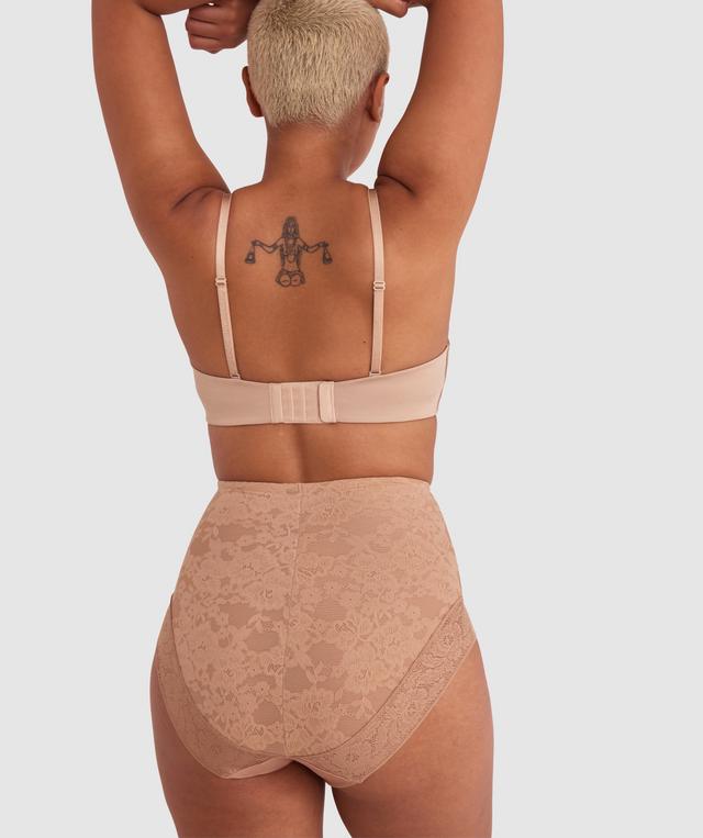Luxe Solutions Control High Waisted Brief - Nude 3