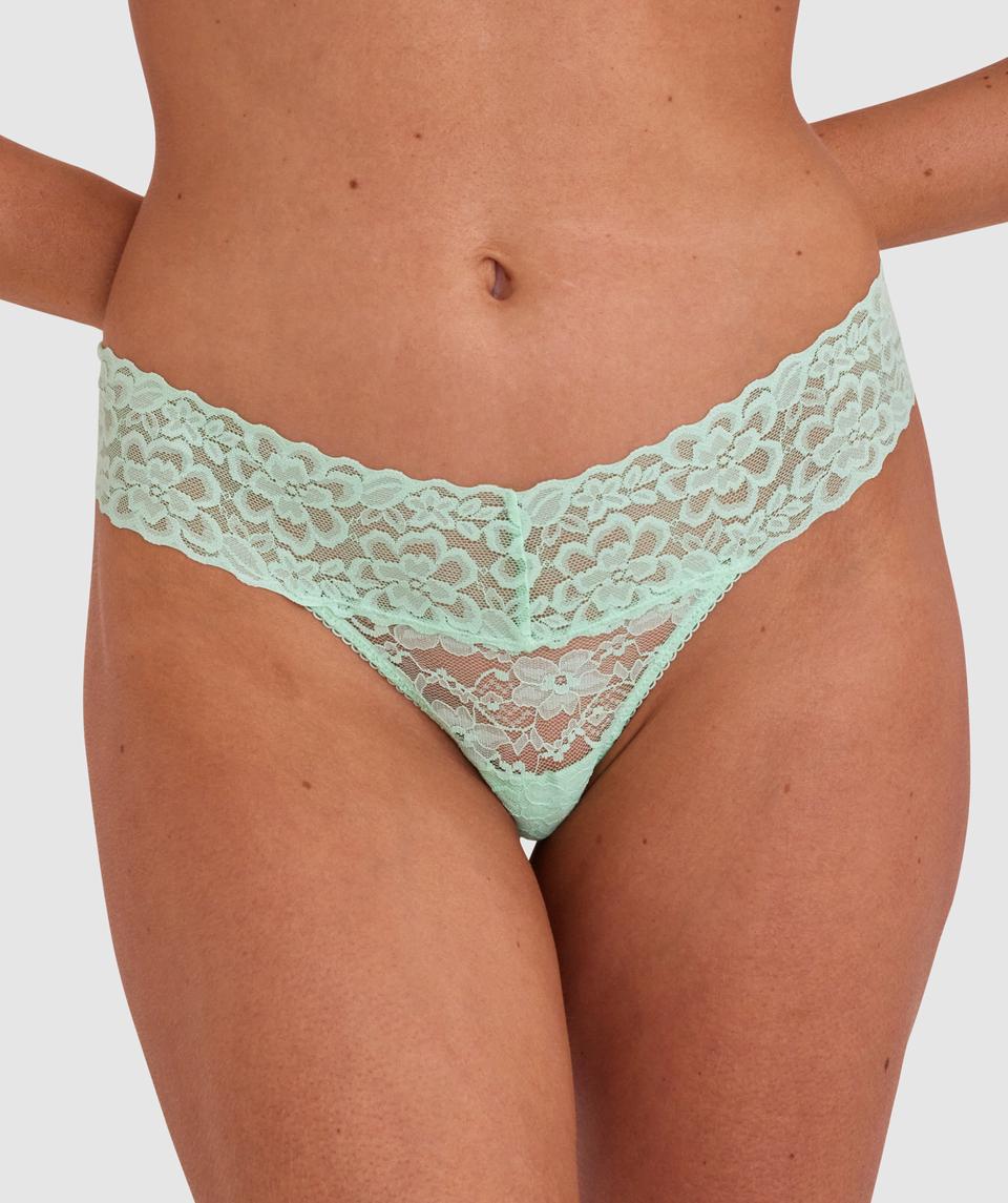 Eva V String - Mint Green