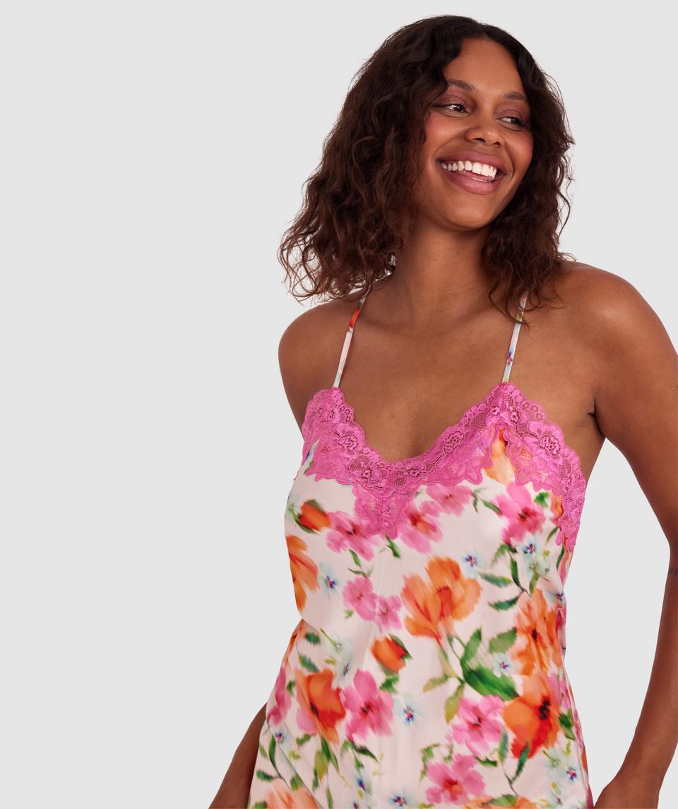 Eloise Slip - Print Floral