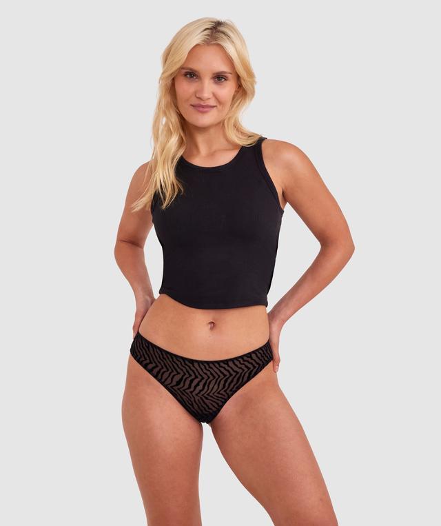 Kitty Brazilian Knicker - Black