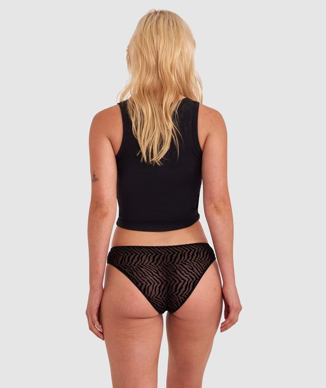 Kitty Brazilian Knicker - Black