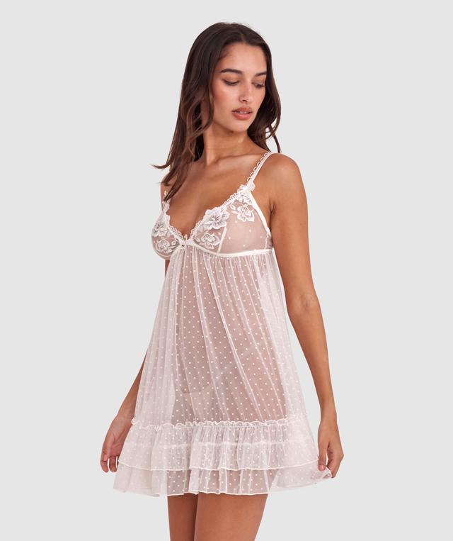 Enchanted Blooms Of Lisse Babydoll - Ivory