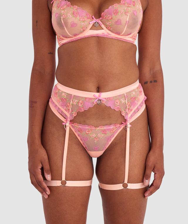 Enchanted Lovestruck Suspender - Light Coral