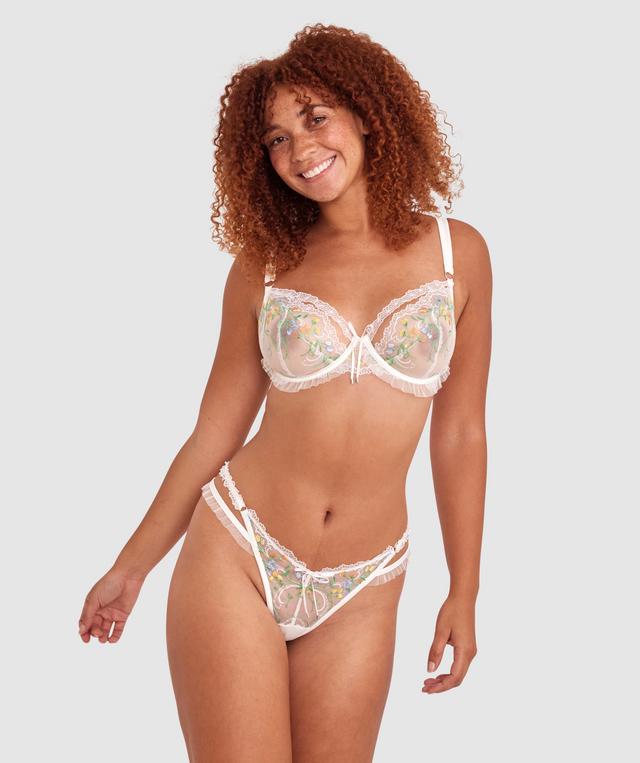 Enchanted Moonlight In Vermont String - Ivory/Multicolour
