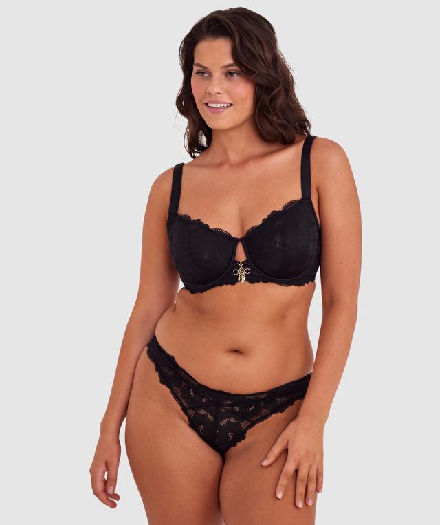 Annalise Full Coverage Bra - Black