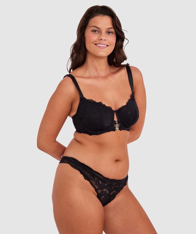Annalise Full Coverage Bra - Black