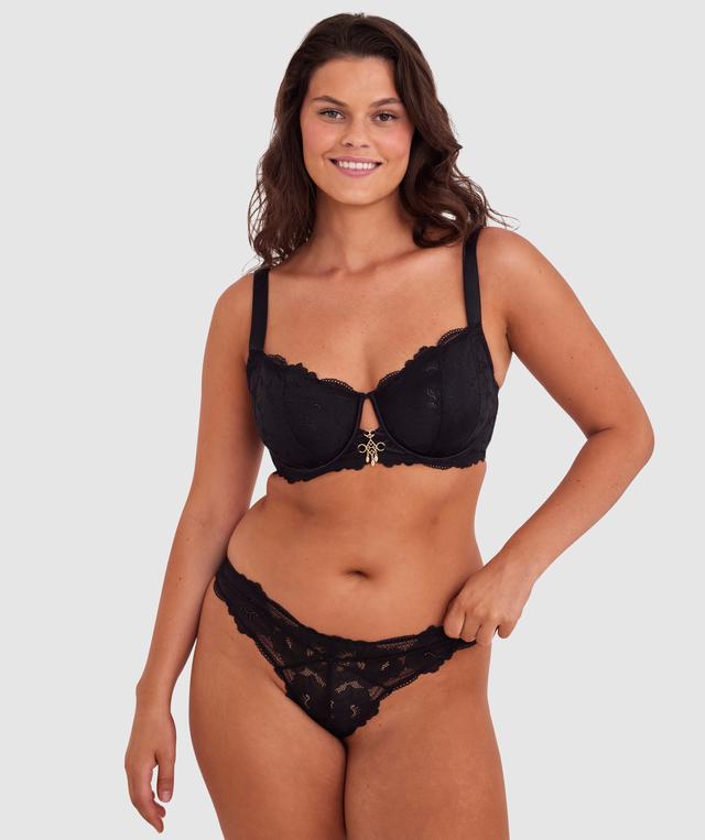 Annalise Full Coverage Bra - Black