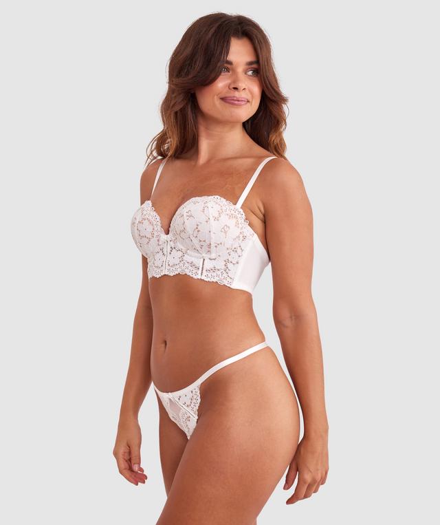 Aurelia Strapless Push Up Bra - Ivory