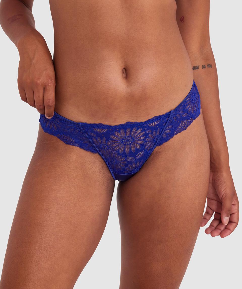 Floriane Brazilian Knicker - Navy